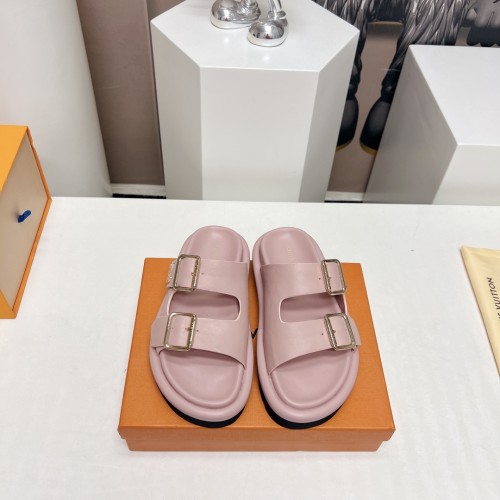 Louis Vuitton Womens Mens Shoes Sandals Slippers Luxury Brand LV Flat Comfort Mule with Original Box Whatsapp 【+1-3239614486】