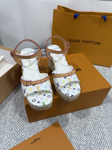 Louis Vuitton Womens Shoes Sandals 9cm Heel and 6cm Platform Boundary Platform Sandals 1A8N9L with Original Box whatsapp 【+1-3239614486】