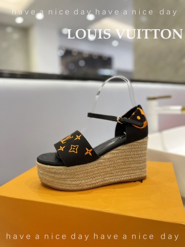Louis Vuitton Womens Shoes Sandals 9cm Heel and 6cm Platform Boundary Platform Sandals 1A8N9L with Original Box whatsapp 【+1-3239614486】