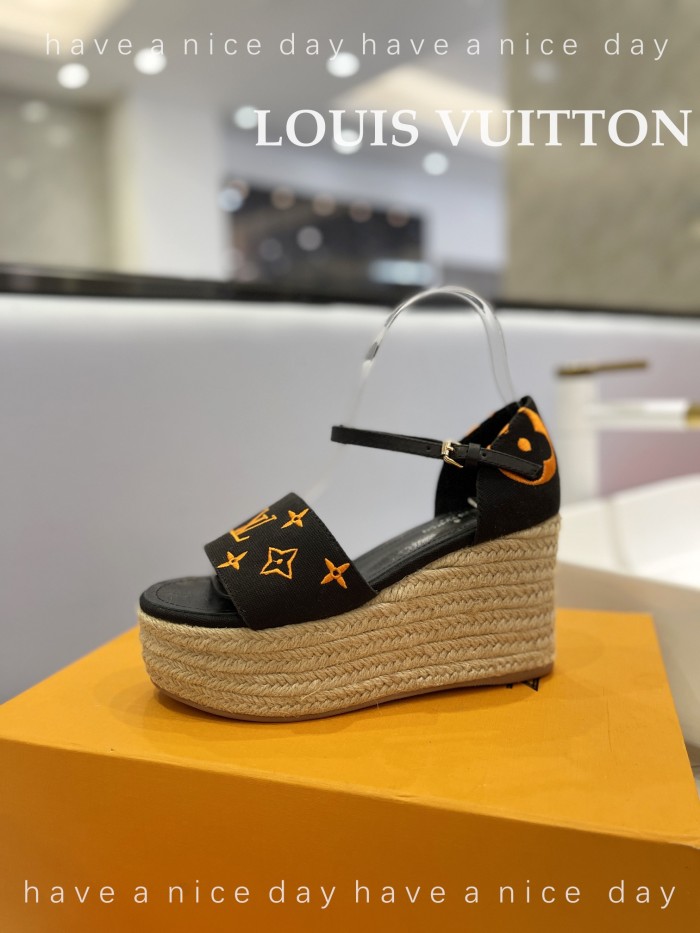 Louis Vuitton Womens Shoes Sandals 9cm Heel and 6cm Platform Boundary Platform Sandals 1A8N9L with Original Box whatsapp 【+1-3239614486】