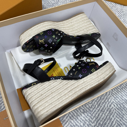 Louis Vuitton Womens Shoes Sandals 9cm Heel and 6cm Platform Boundary Platform Sandals 1A8N9L with Original Box whatsapp 【+1-3239614486】