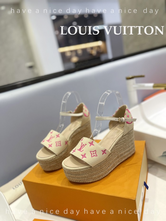 Louis Vuitton Womens Shoes Sandals 9cm Heel and 6cm Platform Boundary Platform Sandals 1A8N9L with Original Box whatsapp 【+1-3239614486】