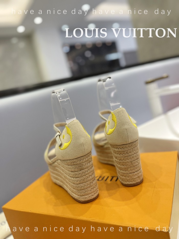 Louis Vuitton Womens Shoes Sandals 9cm Heel and 6cm Platform Boundary Platform Sandals 1A8N9L with Original Box whatsapp 【+1-3239614486】