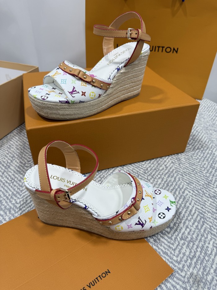 Louis Vuitton Womens Shoes Sandals 9cm Heel and 6cm Platform Boundary Platform Sandals 1A8N9L with Original Box whatsapp 【+1-3239614486】