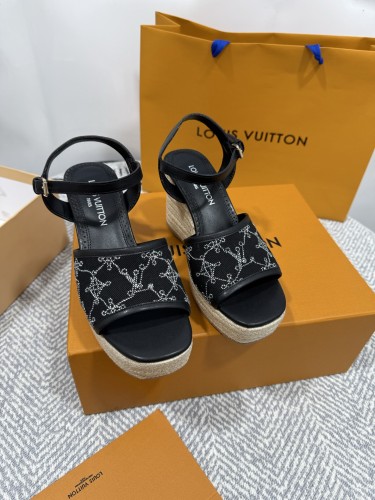 Louis Vuitton Womens Shoes Sandals 9cm Heel and 6cm Platform Boundary Platform Sandals 1A8N9L with Original Box whatsapp 【+1-3239614486】