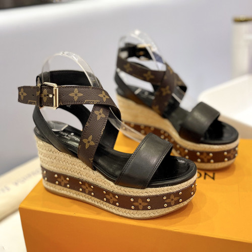 Louis Vuitton Womens Shoes Sandals 9cm Heel and 6cm Platform Boundary Platform Sandals 1A8N9L with Original Box whatsapp 【+1-3239614486】