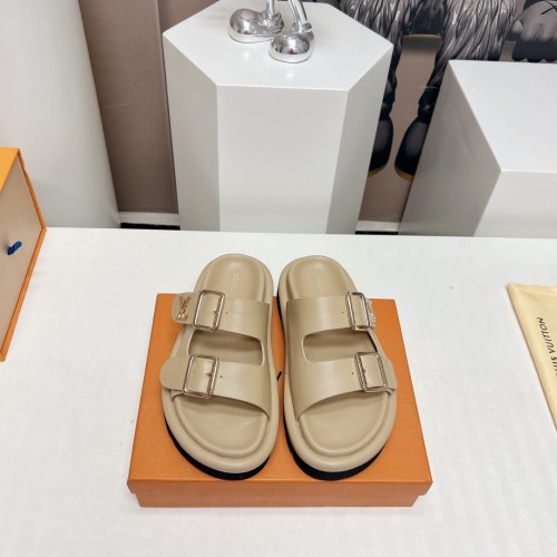 Louis Vuitton Womens Mens Shoes Sandals Slippers Luxury Brand LV Flat Comfort Mule with Original Box Whatsapp 【+1-3239614486】
