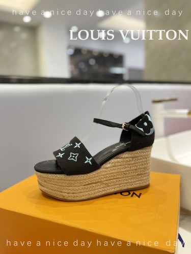 Louis Vuitton Womens Shoes Sandals 9cm Heel and 6cm Platform Boundary Platform Sandals 1A8N9L with Original Box whatsapp 【+1-3239614486】