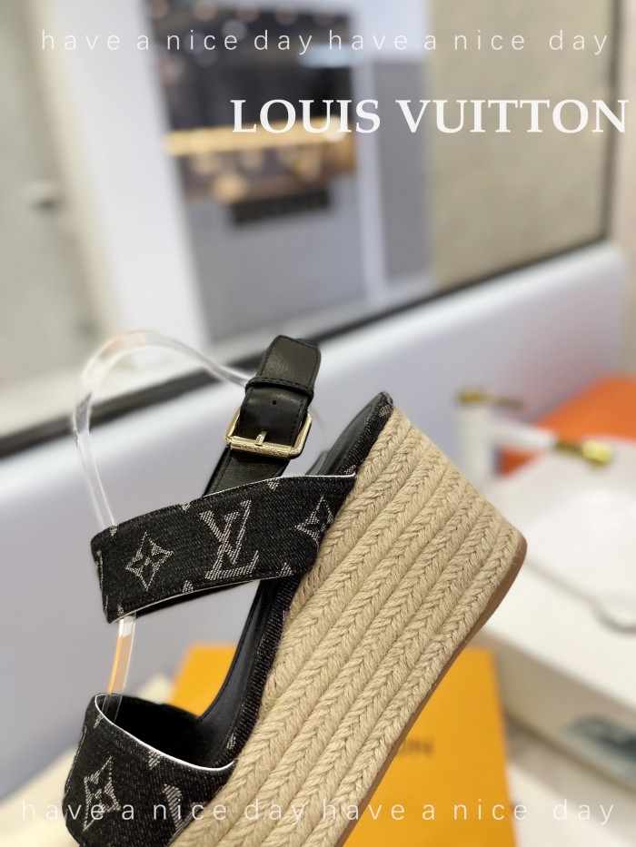 Louis Vuitton Womens Shoes Sandals 9cm Heel and 6cm Platform Boundary Platform Sandals 1A8N9L with Original Box whatsapp 【+1-3239614486】