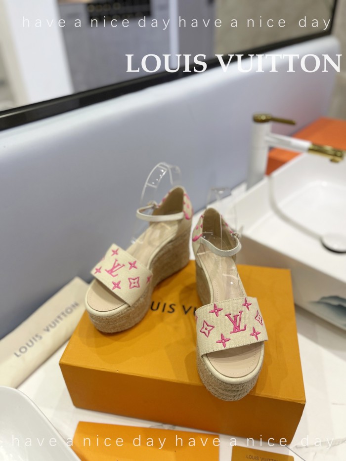 Louis Vuitton Womens Shoes Sandals 9cm Heel and 6cm Platform Boundary Platform Sandals 1A8N9L with Original Box whatsapp 【+1-3239614486】
