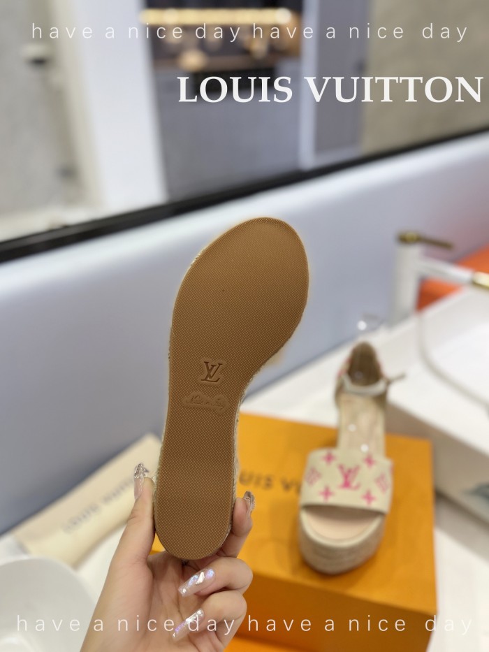 Louis Vuitton Womens Shoes Sandals 9cm Heel and 6cm Platform Boundary Platform Sandals 1A8N9L with Original Box whatsapp 【+1-3239614486】