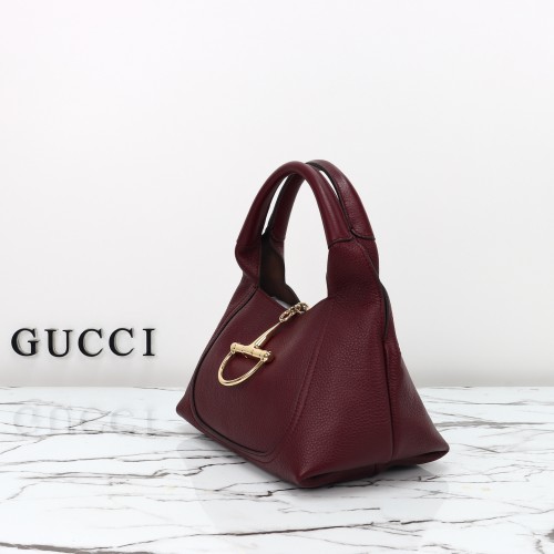 Gucci Womens Bags Shoulder Messenger Bag Luxury Brand 837467 AAEAO 1000 Gucci Softbit medium top handle bag in leather with Original Box