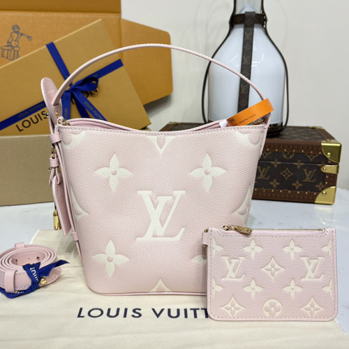 Louis Vuitton Womens Bags Handbags Luxury Brand M13045 All In BB Bicolor Monogram Empreinte Leather Whatsapp 【+1-3239614486】