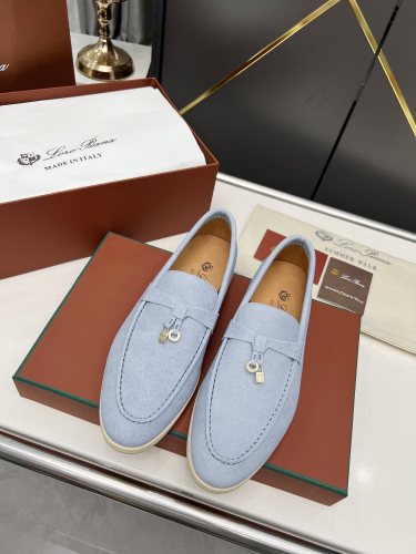 Loro Piana Womens Shoes Loafers Casual Design Luxury Brand Fashion Shoes for Women with Original Box Whatsapp【+1-3239614486】