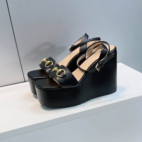 Gucci Womens Shoes Double G Espadrilles Luxury Brand WOMEN'S INTERLOCKING G SANDAL 11cm Heel With Original Box Whatsapp【+1-3239614486】
