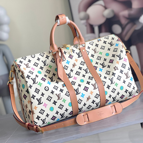 Louis Vuitton Womens and Mens Unisex Bags Luxury Brand M25233 LV Keepall Bandoulière 45 Fashion Design Travel Bag Whatsapp【+1-3239614486】