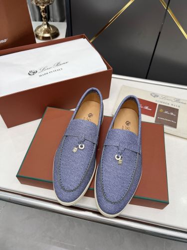 Loro Piana Womens Shoes Loafers Casual Design Luxury Brand Fashion Shoes for Women with Original Box Whatsapp【+1-3239614486】