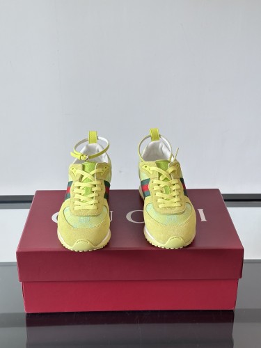 Gucci Womens Shoes Sneakers Luxury Brand WOMEN'S GUCCI RE-MOTION TRAINER 832918 AAEZM 9067 with Original Box whatsapp 【+1-3239614486】