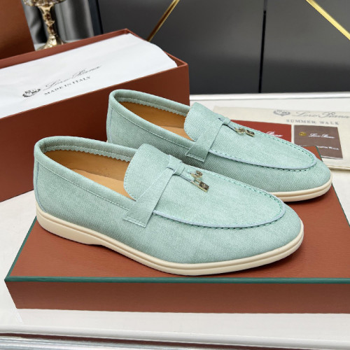 Loro Piana Womens Shoes Loafers Casual Design Luxury Brand Fashion Shoes for Women with Original Box Whatsapp【+1-3239614486】