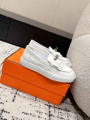 Hermes Womens Casual Shoes Fashion Loafers for Women Luxury Brand with Original Box Whatsapp【+1-3239614486】