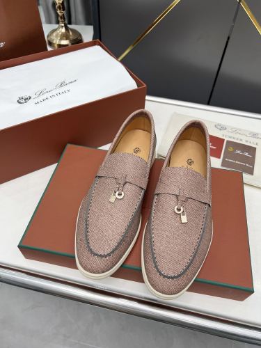 Loro Piana Womens Shoes Loafers Casual Design Luxury Brand Fashion Shoes for Women with Original Box Whatsapp【+1-3239614486】