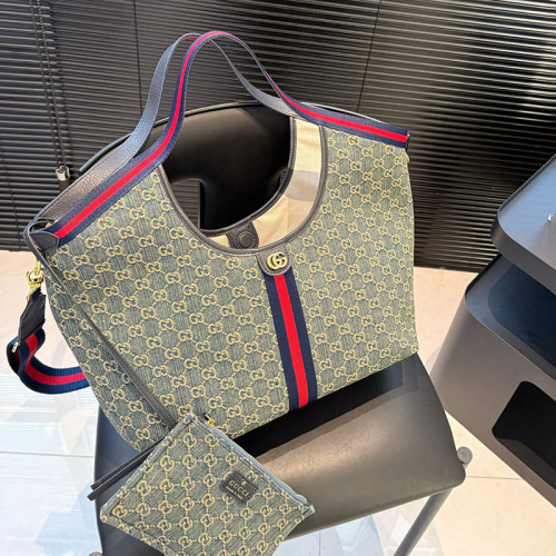 Gucci Womens Bags Shoulder Handbags Luxury Brand Gucci Gucci Giglio large tote bag in GG canvas 853971 FAFFQ 8864 whatsapp 【+1-3239614486】