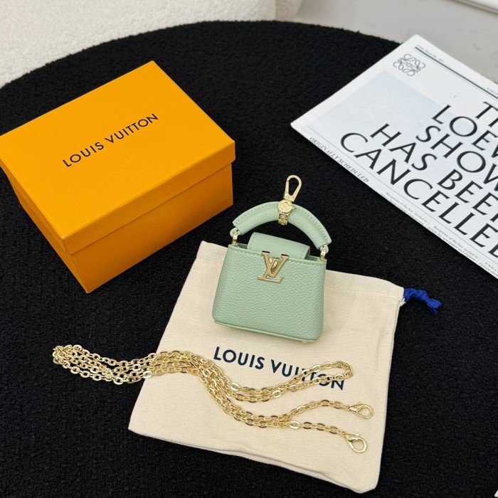 Louis Vuitton Micro Bag Capucines Accessories M02132 Keys chain bag charm and key holder with Original Box whatsapp 【+1-3239614486】