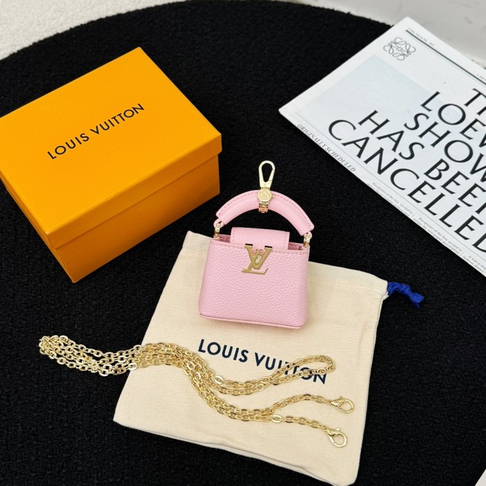 Louis Vuitton Micro Bag Capucines Accessories M02132 Keys chain bag charm and key holder with Original Box whatsapp 【+1-3239614486】
