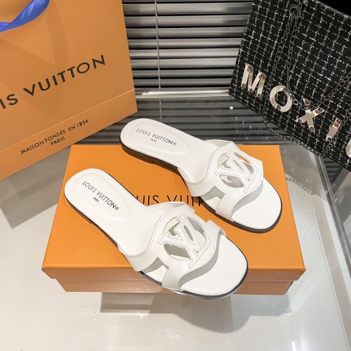 Louis Vuitton Womens Shoes Sandals Slippers Luxury Brand 1AGYLP LV Isola Flat Mule with Original Box Whatsapp 【+1-3239614486】