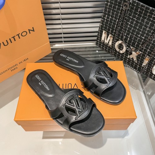 Louis Vuitton Womens Shoes Sandals Slippers Luxury Brand 1AGYLP LV Isola Flat Mule with Original Box Whatsapp 【+1-3239614486】