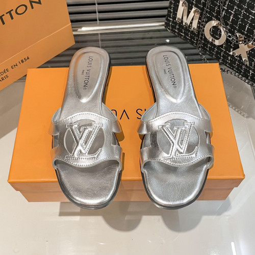 Louis Vuitton Womens Shoes Sandals Slippers Luxury Brand 1AGYLP LV Isola Flat Mule with Original Box Whatsapp 【+1-3239614486】