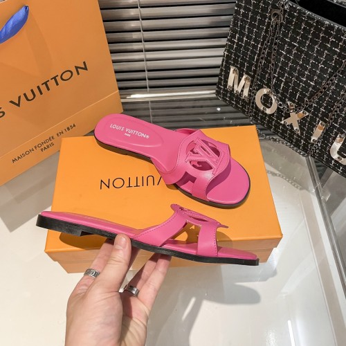Louis Vuitton Womens Shoes Sandals Slippers Luxury Brand 1AGYLP LV Isola Flat Mule with Original Box Whatsapp 【+1-3239614486】
