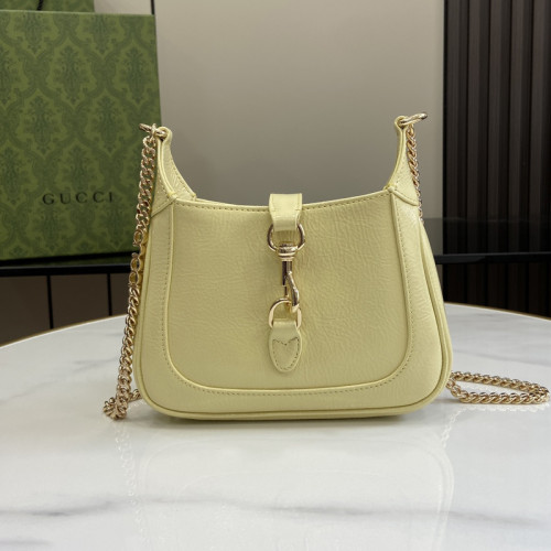 Gucci Womens Bags Shoulder Bag Design Luxury Brand Gucci Jackie Notte mini bag in leather 782889 0P50G 9540 with Original Box whatsapp 【+1-3239614486】
