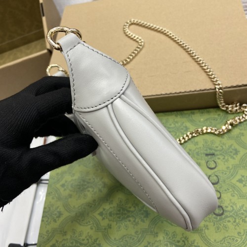 Gucci Womens Bags Shoulder Bag Design Luxury Brand Gucci Jackie Notte mini bag in ivory patent leather 782889 0P50G 9540 with Original Box whatsapp 【+1-3239614486】