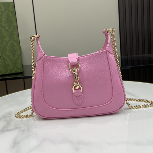 Gucci Womens Bags Shoulder Bag Design Luxury Brand Gucci Jackie Notte mini bag in leather 782889 0P50G 9540 with Original Box whatsapp 【+1-3239614486】