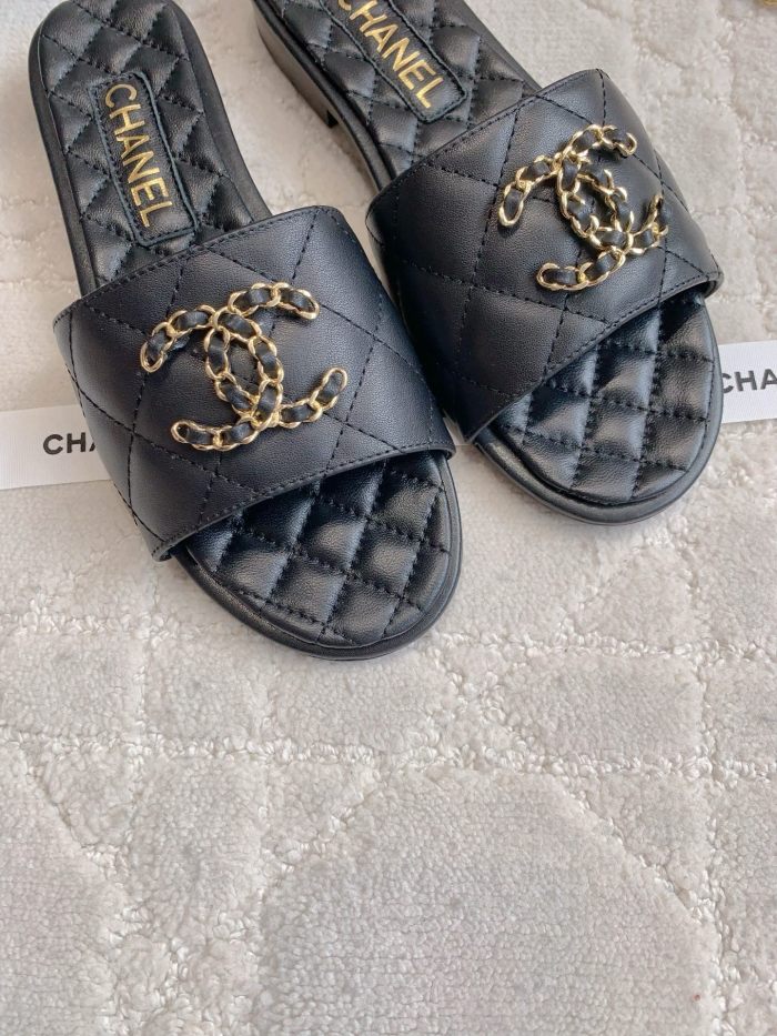 Chanel Women Shoes Fashion Summer Sandals Slippers Luxury Brand with Original Box Whatsapp 【+1-3239614486】