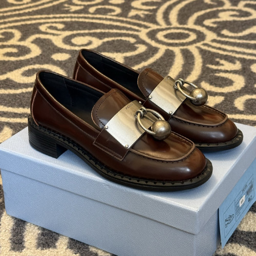 Prada Womens Shoes Casual Luxury Brand Fashion Loafers for Women with Original Box Whatsapp【+1-3239614486】