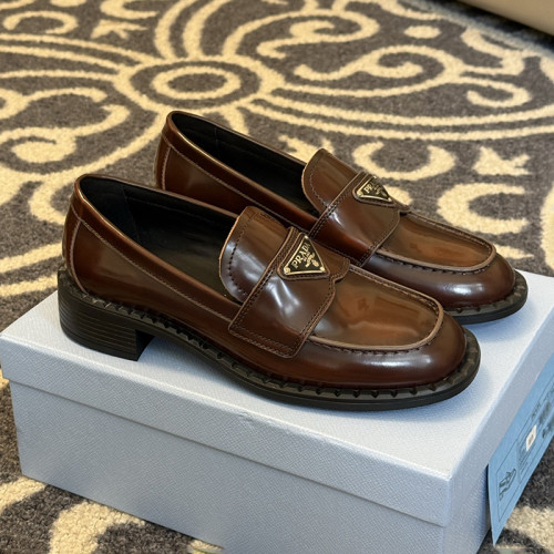 Prada Womens Shoes Casual Luxury Brand Fashion Loafers for Women with Original Box Whatsapp【+1-3239614486】