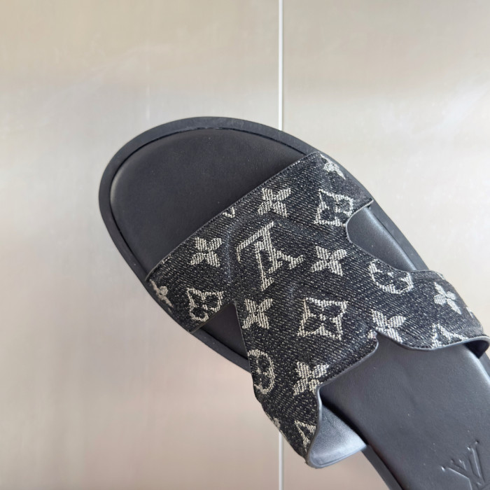 Louis Vuitton Mens Shoes Sandals Slippers Luxury Brand LV Oasis Mule 1AC69F with Original Box Whatsapp 【+1-3239614486】