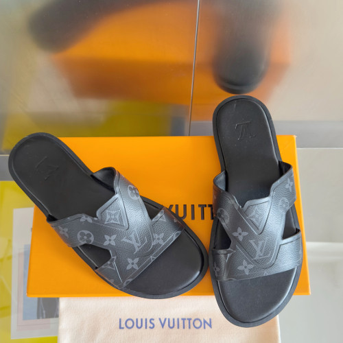 Louis Vuitton Mens Shoes Sandals Slippers Luxury Brand LV Oasis Mule 1ACRPB with Original Box Whatsapp 【+1-3239614486】