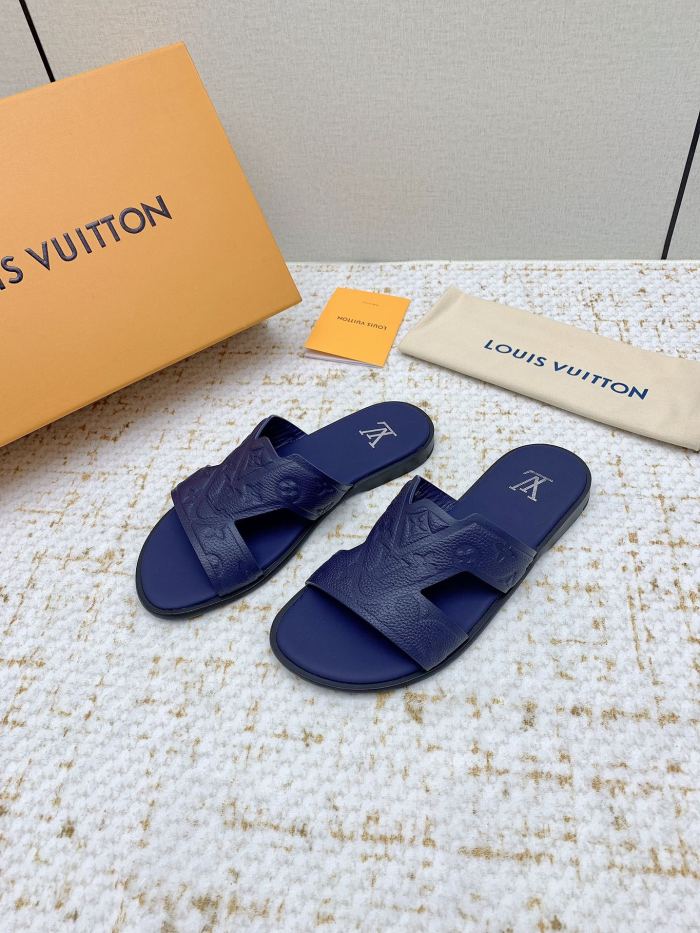 Louis Vuitton Mens Shoes Sandals Slippers Luxury Brand LV Oasis Mule 1AC69F with Original Box Whatsapp 【+1-3239614486】