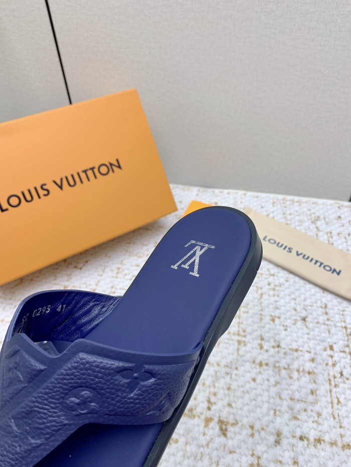 Louis Vuitton Mens Shoes Sandals Slippers Luxury Brand LV Oasis Mule 1AC69F with Original Box Whatsapp 【+1-3239614486】