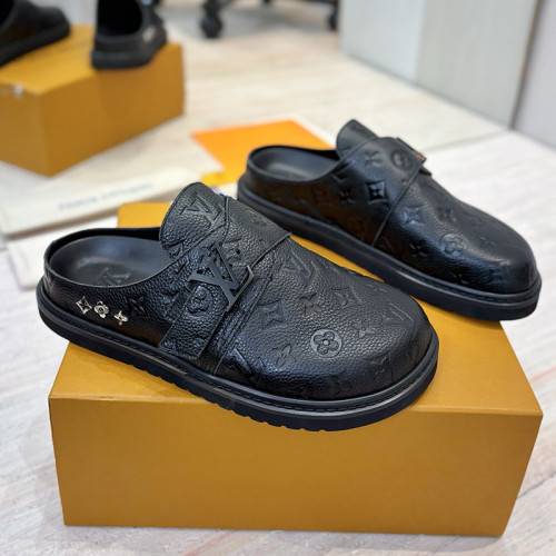 Louis Vuitton Womens Mens Unisex Shoes Sandals Slippers Luxury Brand LV Cosy Comfort Mule 1AGVOP with Original Box Whatsapp 【+1-3239614486】