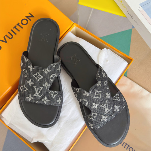 Louis Vuitton Mens Shoes Sandals Slippers Luxury Brand LV Oasis Mule 1AC69F with Original Box Whatsapp 【+1-3239614486】