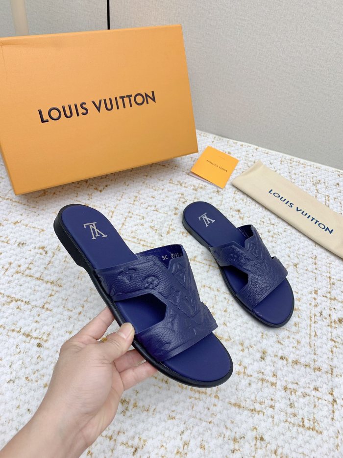 Louis Vuitton Mens Shoes Sandals Slippers Luxury Brand LV Oasis Mule 1AC69F with Original Box Whatsapp 【+1-3239614486】