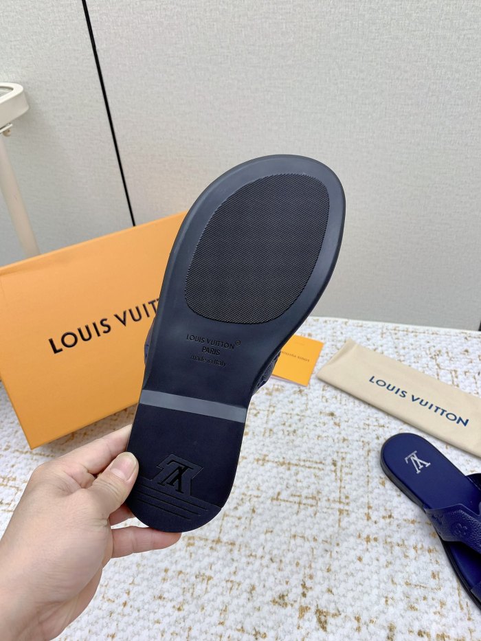 Louis Vuitton Mens Shoes Sandals Slippers Luxury Brand LV Oasis Mule 1AC69F with Original Box Whatsapp 【+1-3239614486】
