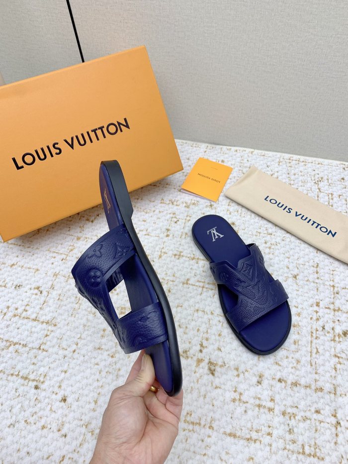 Louis Vuitton Mens Shoes Sandals Slippers Luxury Brand LV Oasis Mule 1AC69F with Original Box Whatsapp 【+1-3239614486】