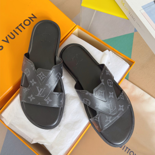 Louis Vuitton Mens Shoes Sandals Slippers Luxury Brand LV Oasis Mule 1ACRPB with Original Box Whatsapp 【+1-3239614486】