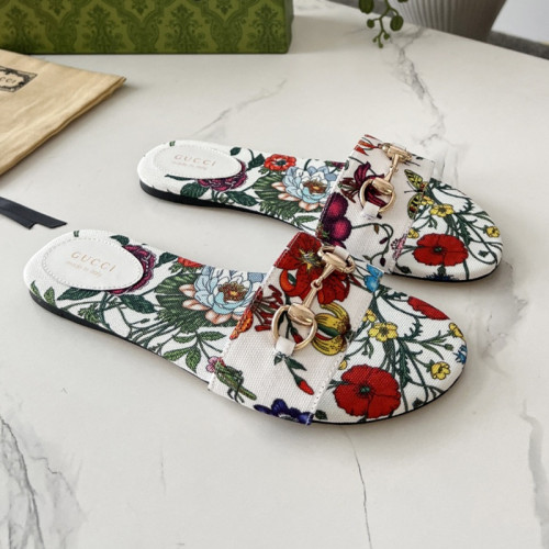 Gucci Womens Shoes Slippers Luxury Brand Fashion WOMEN'S SLIDE SANDAL WITH HORSEBIT 835828 FAESV 9151 with Original Box whatsapp【+1-3239614486】