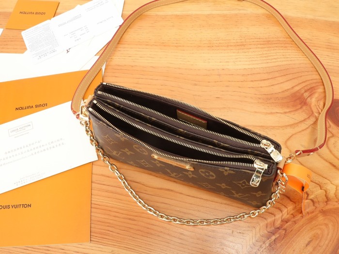 Louis Vuitton Womens Bags Shoulder Messenger bags Luxury Brand Liv Pochette M83008 with Original Box Whatsapp【+1-3239614486】
